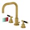 Fauceture FSC8933CKL Kaiser Widespread Bathroom Faucet W/ Brass Pop-Up, Brass FSC8933CKL - alternate 1